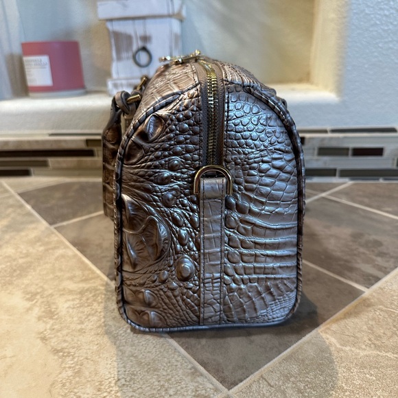 Brahmin Stacy Silver Lining Melbourne Satchel - Picture 3 of 6